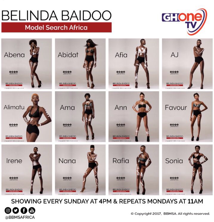 ghonetv's tweet photo. The Belinda Baidoo Model Search Africa (@BBMSAFRICA) continues today. Make sure to tune in at 4pm for another exciting package. #BBMSA https://t.co/DRPlR5VhR3