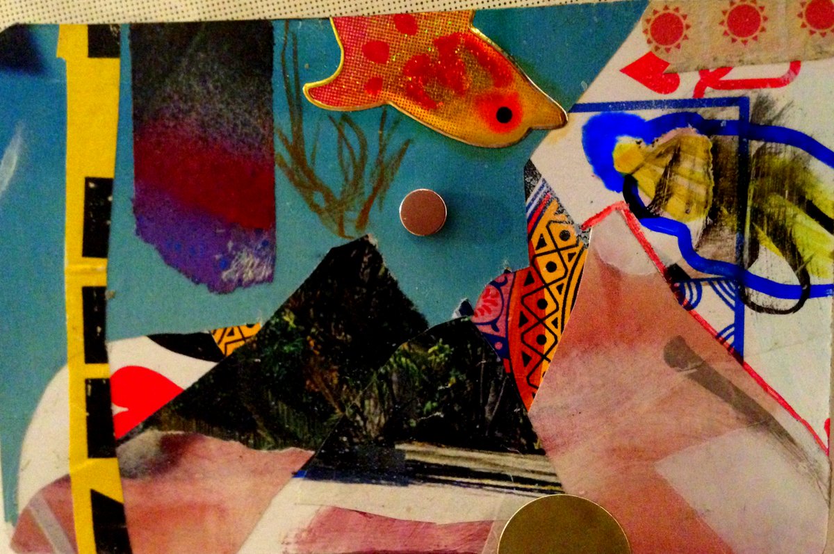 VooDoo666BPM's tweet image. 拡大図♪
安野谷昌穂「Petal Play」展  #WISHLESS #Collageart