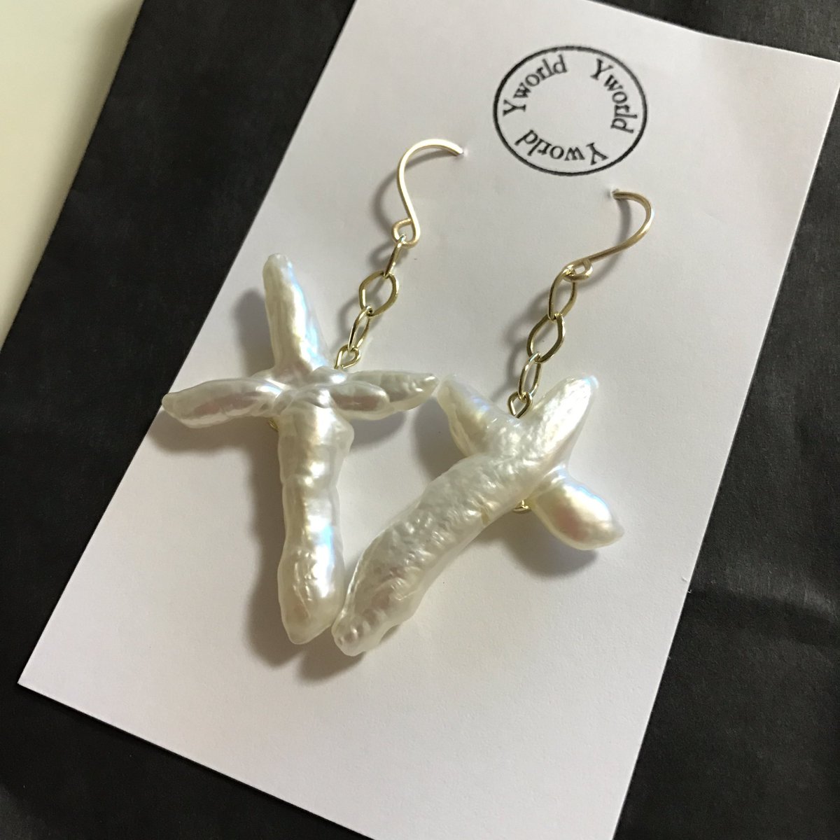 fumie54's tweet image. Thanks my friends! This pearl earrings set off my black hair✨#Yworld