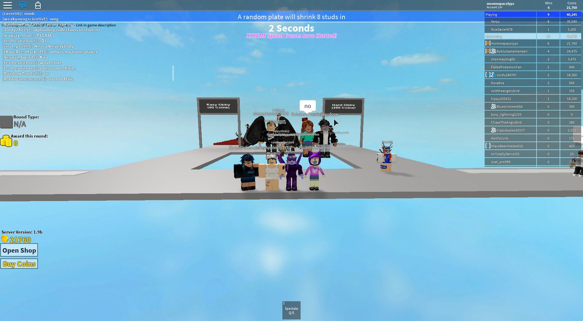 Mommapacolyps On Twitter Having Fun At Roblox Playing Plates Of