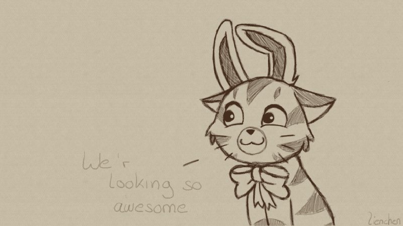 m4ll0w_'s tweet photo. Chicken Bob and Bunny Curio! I had to draw Bob twice, because I forgot to save the first picture... 😶 @castle_cats #SpringFestivalEvent https://t.co/oAoywQ3NrG