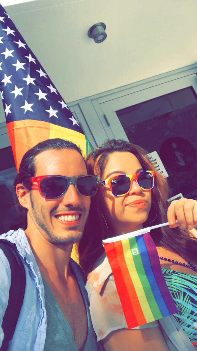 Running into <a href="/jeroboza/">Jero Boza</a> #digialreporter for <a href="/Univision/">Univision</a> and talking about the importance of #equality in the workplace. #LEAGUEGreaterFL