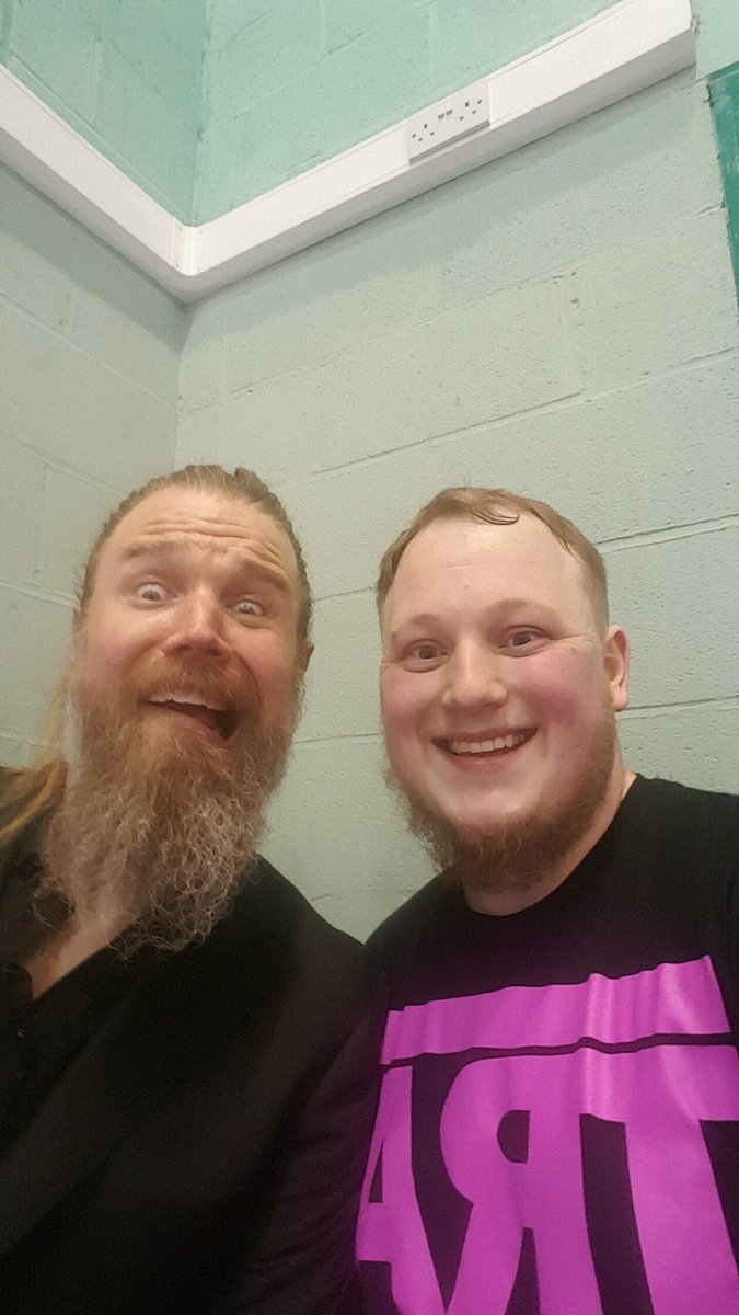 Rikki1612's tweet photo. Superb time with @RamboDonkeyKong over the weekend an absolute pleasure until next time my friend #funkyfaces https://t.co/BknYashFXw