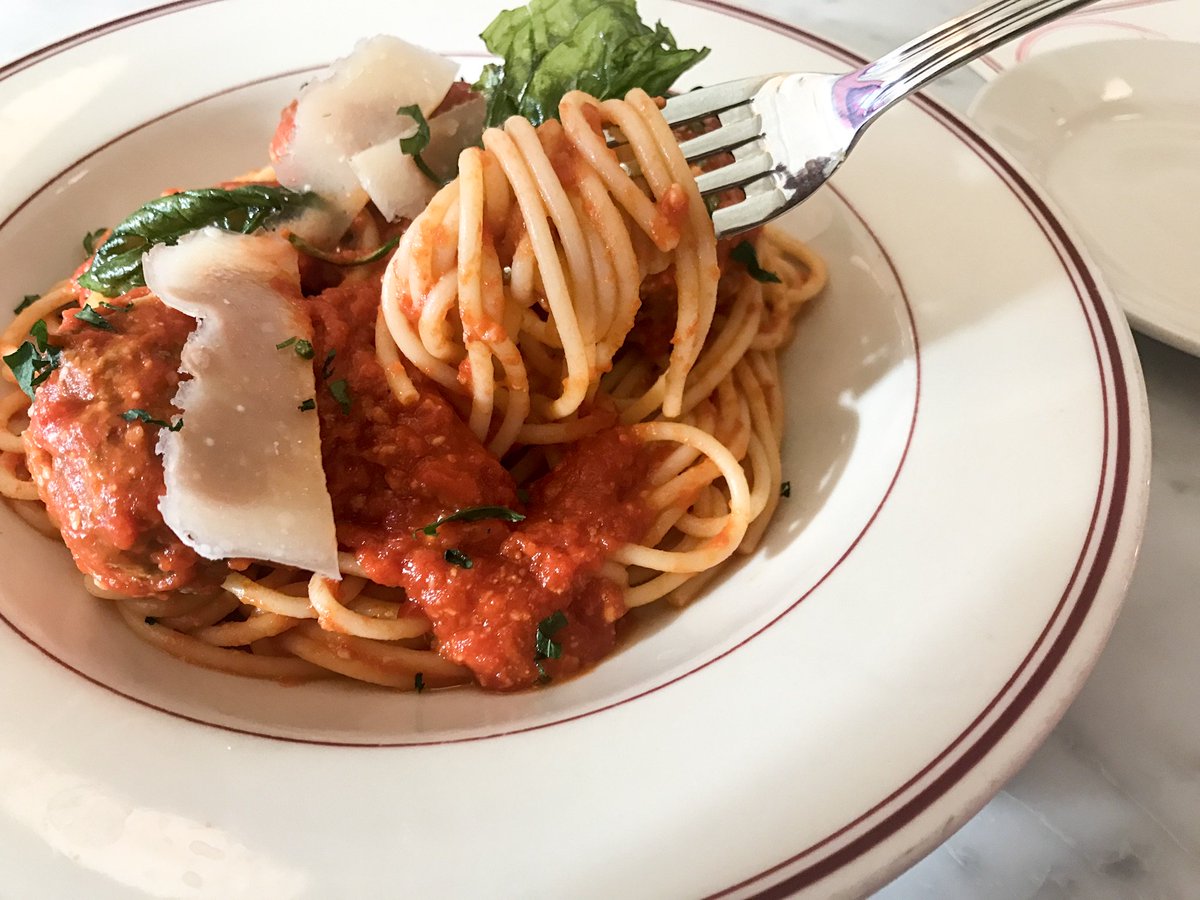 The only acceptable reason for skipping Sunday Brunch is to leave room for Sunday Meatballs #raymonds #montclair #ridgewood