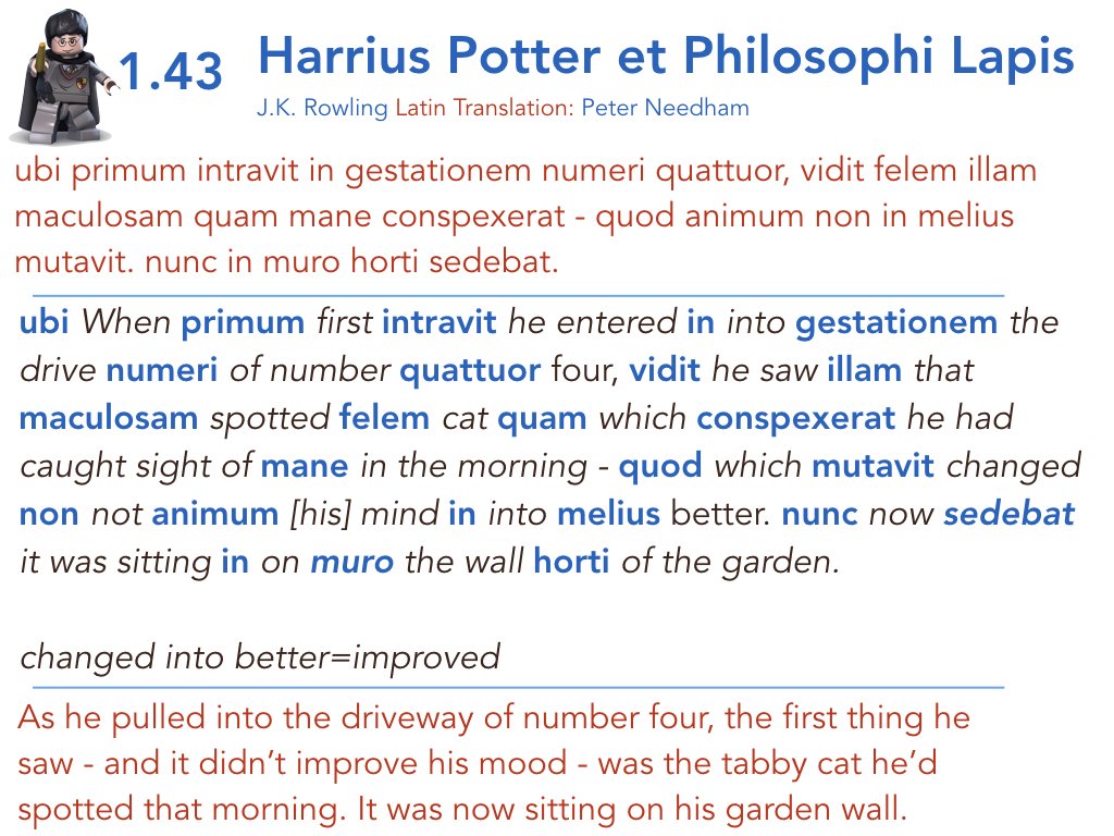 tutubuslatinus's tweet photo. HH1.43 #HarriusHodiernus #pluperfect https://t.co/Dt9ADQcJJv