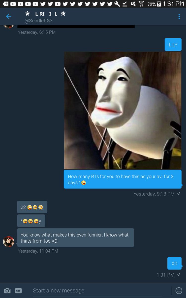 xAquxriusx's tweet image. LET'S GET THIS TO 22 RTS SO THAT @Scarllett83 CAN HAVE THIS AS HER AVI FOR 3 DAYS! 

😂👌