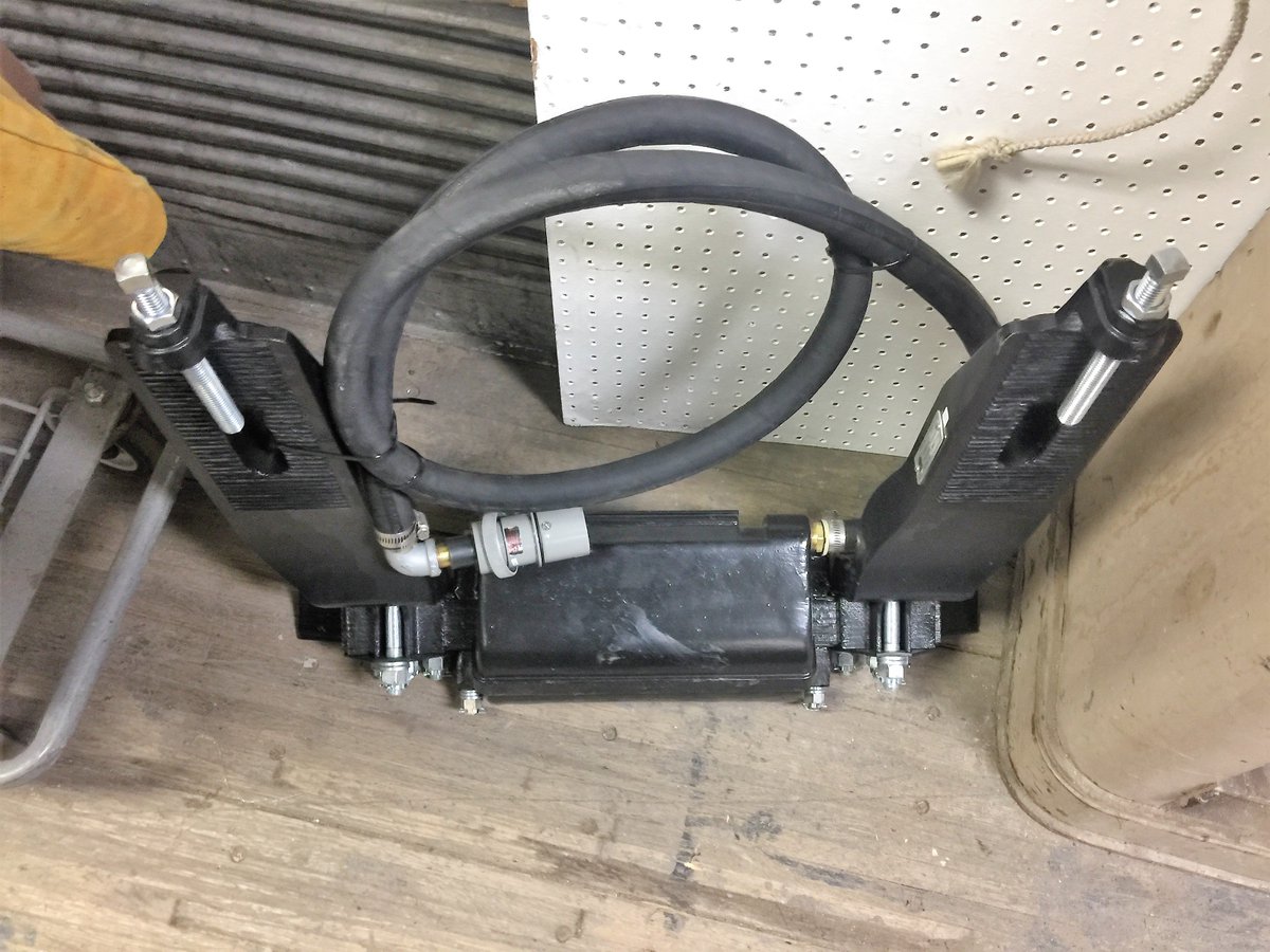 NMSteamLoco's tweet photo. New $8400 ATS shoe. Without Automatic Train Stop, operation above 79 mph is prohibited. https://t.co/eDUKzF62m6