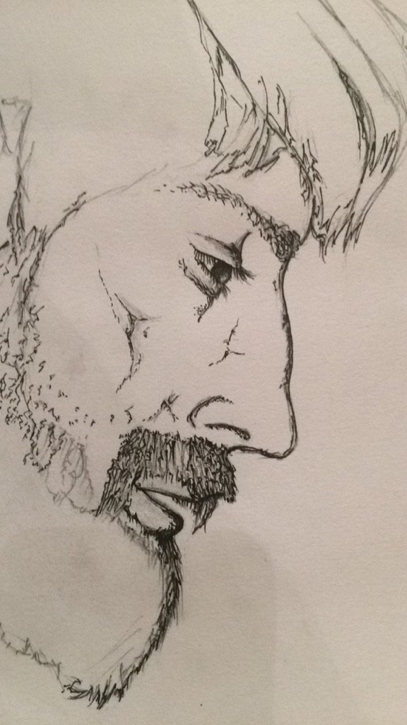 oldboneandstone's tweet photo. It's been a long time since I've put pen and pencil to paper, it felt good #workinprogress https://t.co/uC9fR34euf