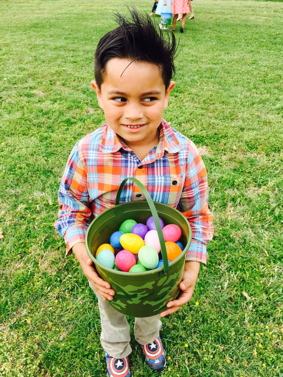 HT_roots's tweet photo. Over 4.000 eggs. So. Many. Eggs. We had a great time this morning: Palm Sunday • Easter Lunch • Egg Hunt. Thank you to all who helped! https://t.co/DobeNjRS2f