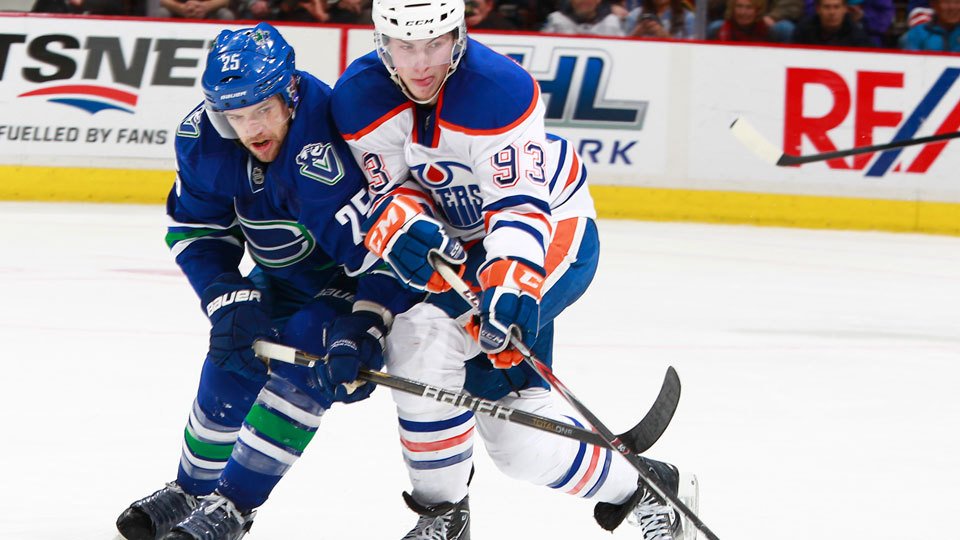 Our boys look to take down the Oilers at 6pm! Grab a beer, a bite and the game here with us! #NHL #Canucks