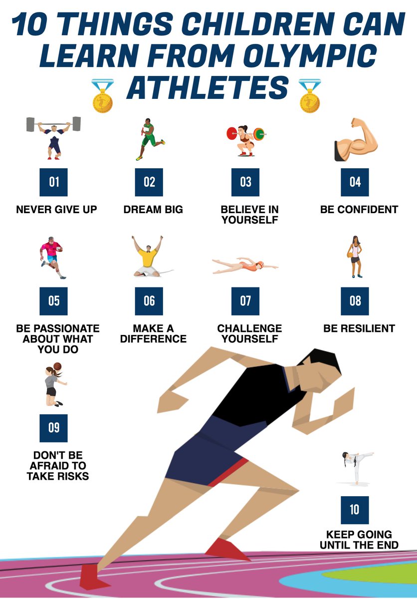 BelievePHQ's tweet photo. 10 things children can learn from olympic athletes. Download this FREE infographic here now https://t.co/5wtWCgwH0R https://t.co/vbkiU1LvAX