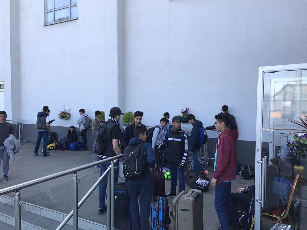 AtfalBF's tweet photo. Baitul Futuh Atfal ready to leave for Jamia Tarbiyyati Class. #improveyourself https://t.co/m5eh4U0Wrj