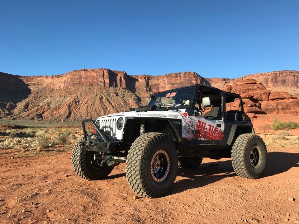 Moab ready... let’s have some fun! #hiliftjacks #theoriginalpowertool #ejs2017 #roadtomoab