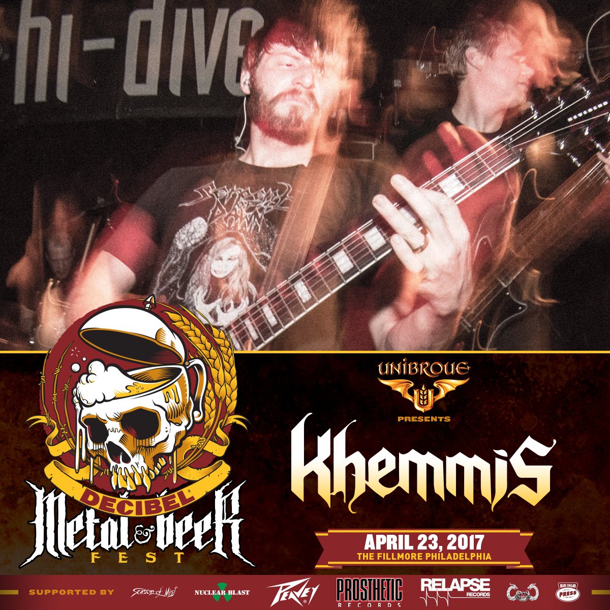 dbmagazine's tweet image. .@khemmisdoom play Decibel Metal &amp;amp; Beer Fest on 4/23 in TWO WEEKS! tinyurl.com/dmbftix #metalandbeerfest