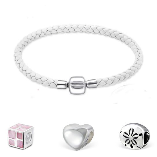 thesilvergift's tweet photo. New for summer! £29 with code leather5 at checkout. 
https://t.co/j4u7xRnFm3 #jewellery #whitejewellery #whitebracelet https://t.co/MzaqnL1QR2