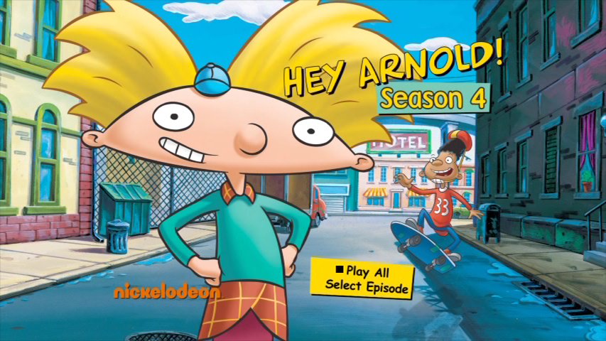 Complete Series DVD - DVD Case 2 (Disc 12 13 - Season 4)Main Menu #HeyArnol...