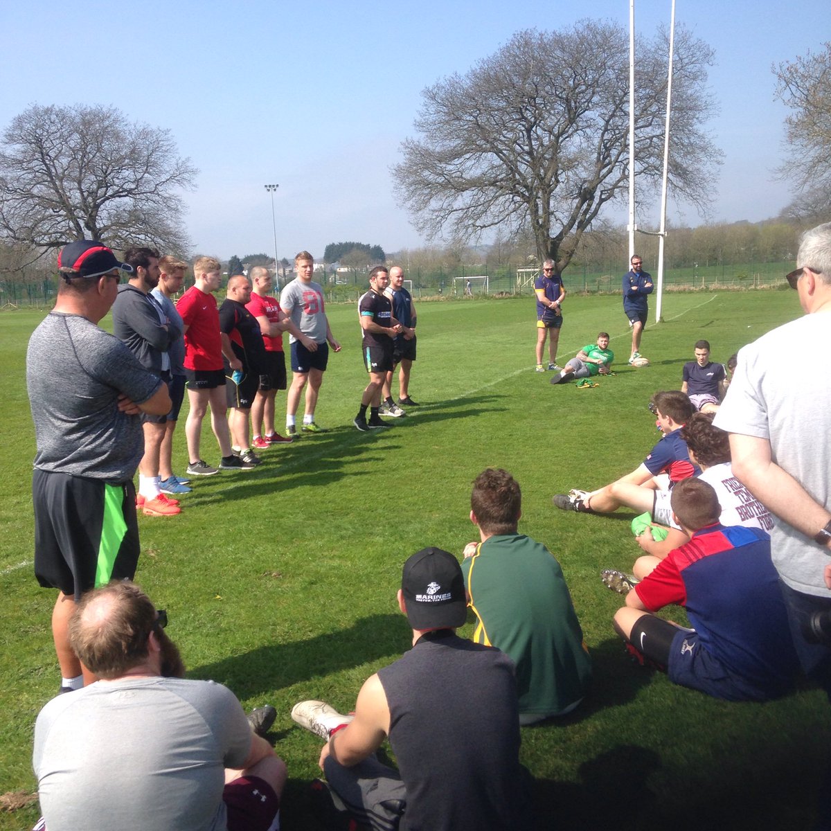 Thanks to the Welsh Players &amp; Ex Brynteg pupils that coached our American friends this afternoon! The boys enjoyed and learnt a lot 🏉👍🏻