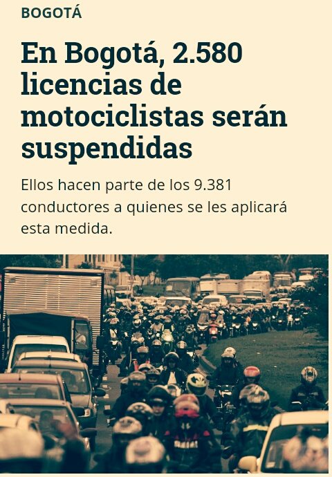 2580 gamines menos en las vías... @Bocarejo_JP @SectorMovilidad @TransitoPolicia #PlanMotociclistas #MesDelMotociclista