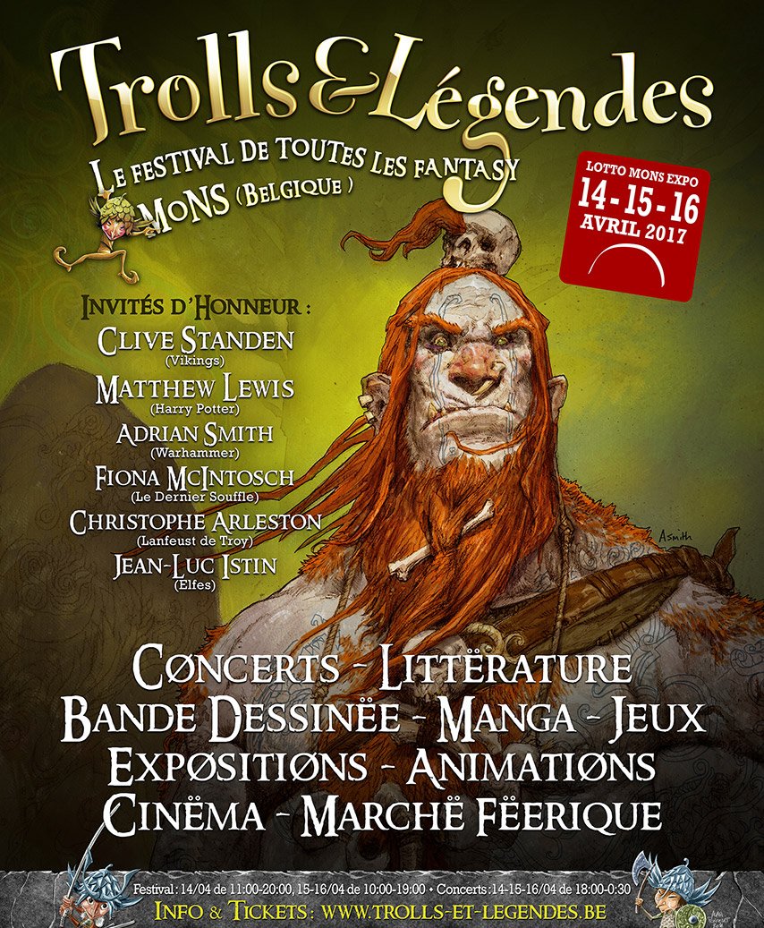 Cédric Sire (@sirecedric) on Twitter photo Le week-end prochain, RDV en #Belgique pour l'extraordinaire festival <a href="/TrollsLegendes/">Trolls & Légendes</a> ! Je dédicacerai durant les 3 jours, j'ai hâte ! Le week-end prochain, RDV en #Belgique pour l'extraordinaire festival <a href="/TrollsLegendes/">Trolls & Légendes</a> ! Je dédicacerai durant les 3 jours, j'ai hâte !