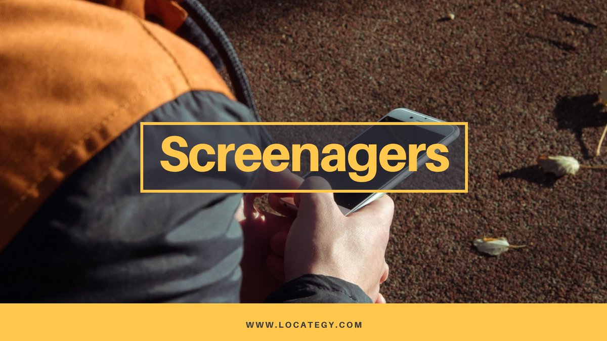 locategy's tweet photo. ¿Conoces el término screenager? Protege a los tuyos con @locategy #mobilelifestyle  #seguridadonline https://t.co/tCWUKBzNSJ