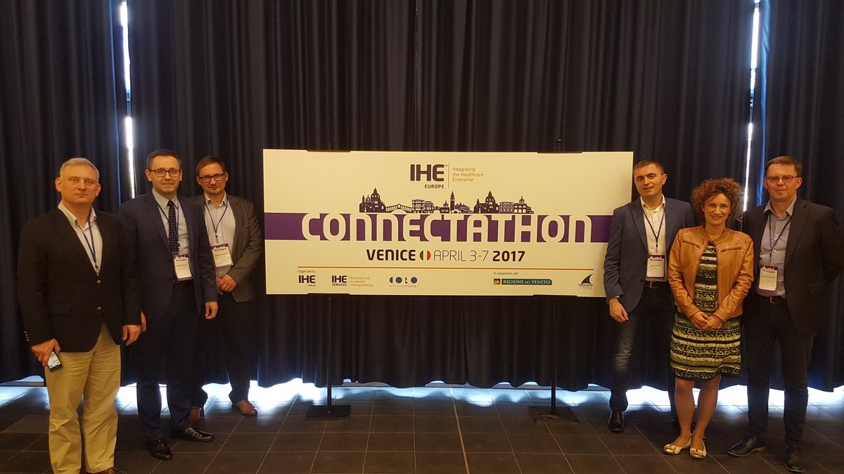 piim_org_pl's tweet photo. PIIM w roli obserwatora na Connectathonie IHE w Wenecji #eucat2017 obok @CSIOZ @hl7orgpl i  #STORM https://t.co/UPLLcDduSI