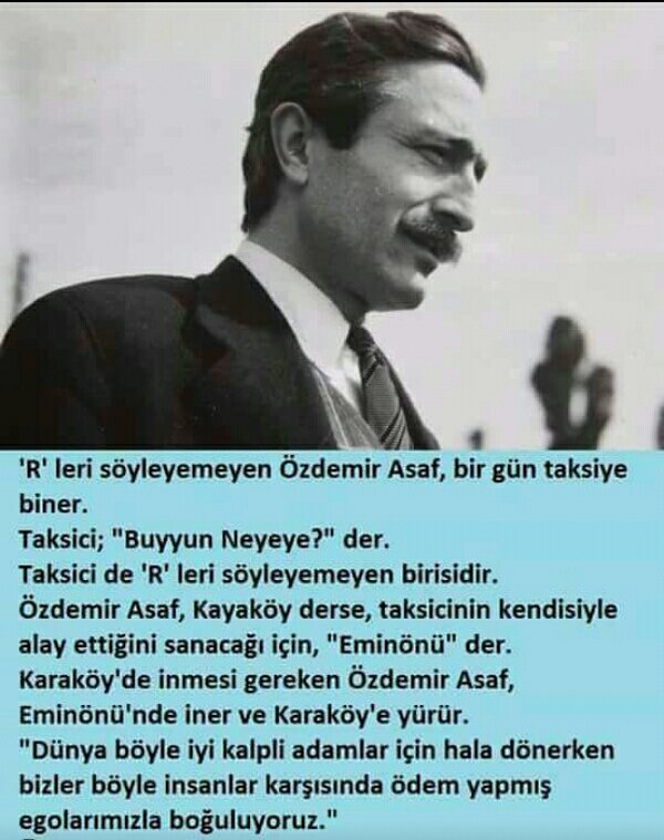 KONU DIŞI 

Eskiden böyle insanlar çoktu ama şimdi ne yazık ki sayıları azaldı..