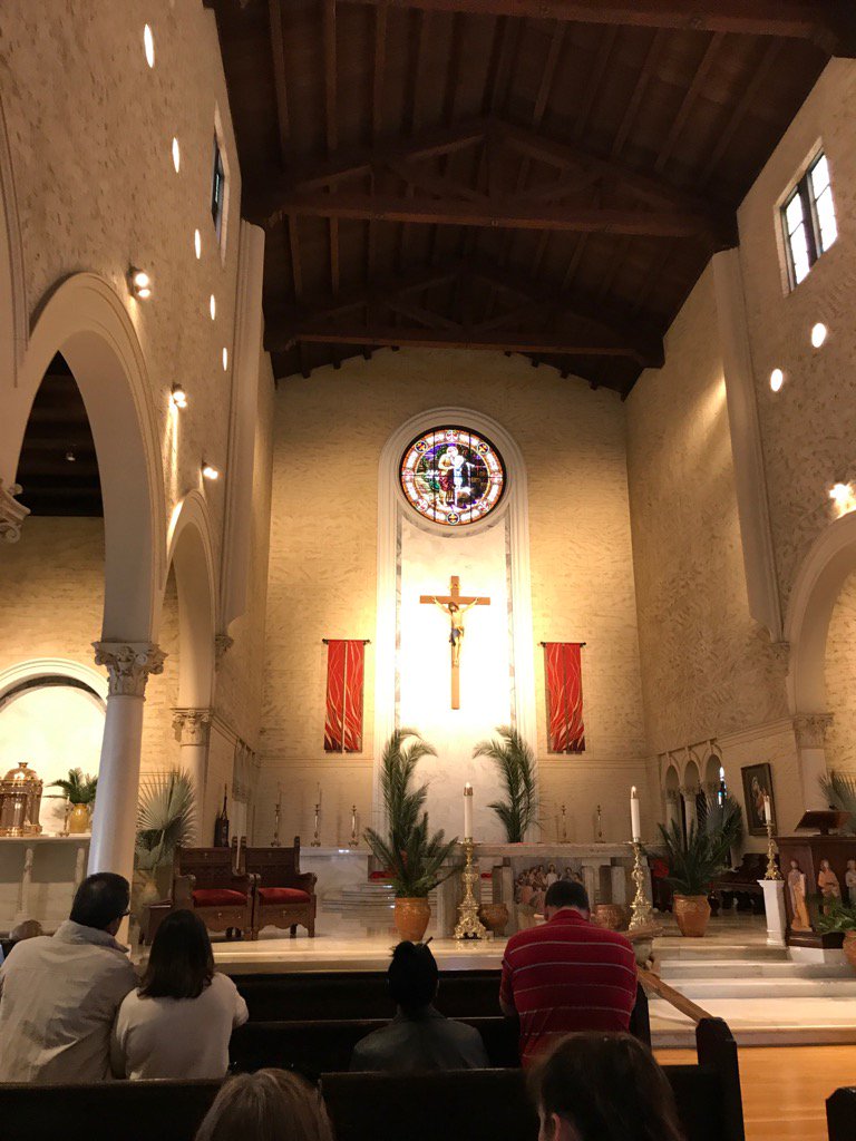 @ St. Joseph's Cathedral with Jenny, <a href="/PatchKelley/">Patrick Kelley</a> &amp; Christian to celebrate Palm Sunday.
