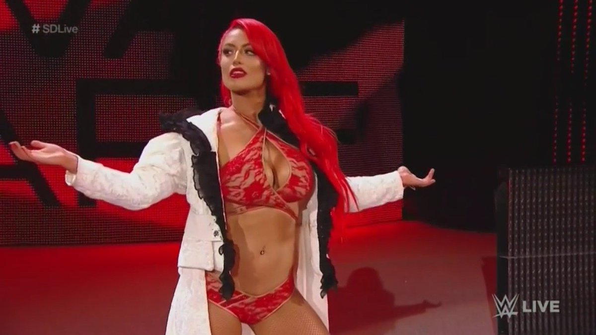 FansLanaWwe2's tweet photo. I really miss Eva Marie , and I wish she stayed at #SDlive @natalieevamarie 😭😭🔥 https://t.co/Ajrt6ZV4Fh