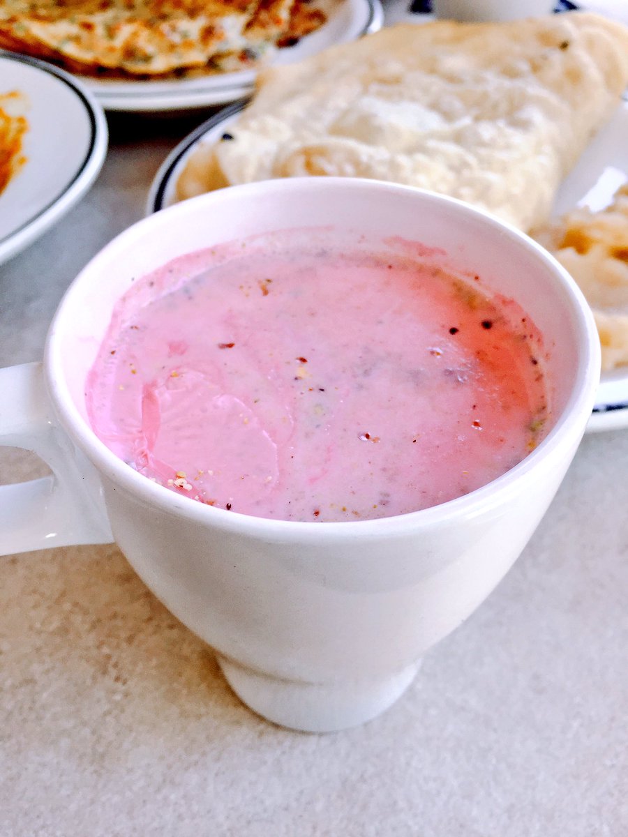 Kashmiri tea which is actually pink! 💕☕#foodiediscoveries