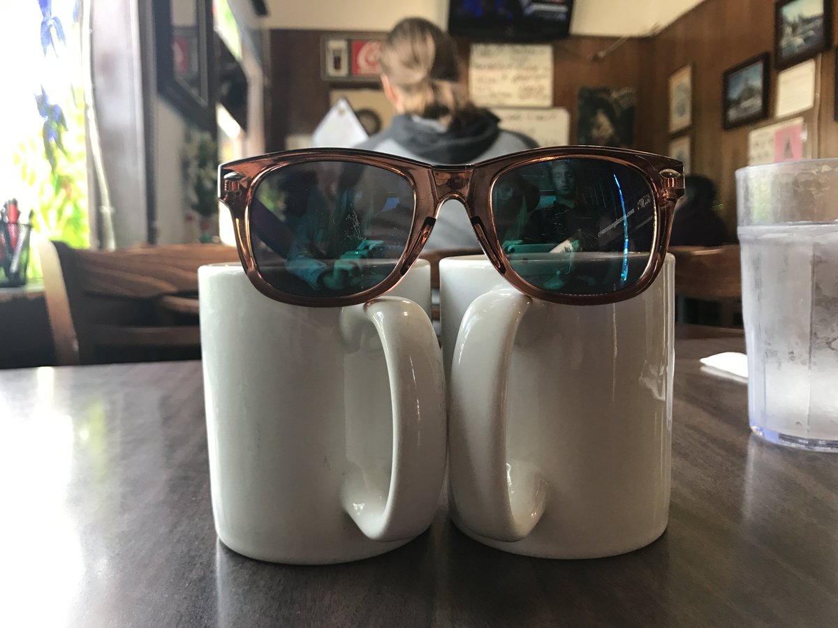 CheersSunglass's tweet photo. Sunday funday! Means if you want hash browns n bacon, you’re on the right track ;) #themonets https://t.co/SjKiWTsGhZ