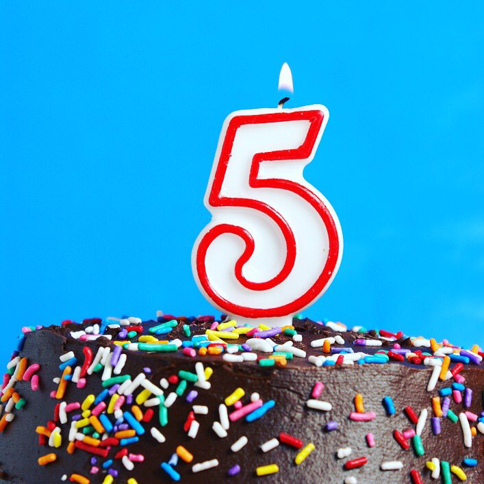 We're FIVE!