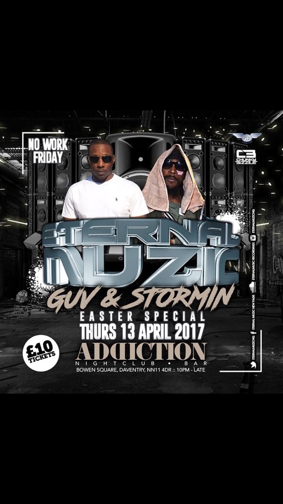 What a mad weekend 🙏🏾 next up is <a href="/EternalMuzicHq/">EternalMuzicHQ</a> in daventry 13.04.17 with <a href="/storminmc/">The Hype Master</a> 🔥🎼💯