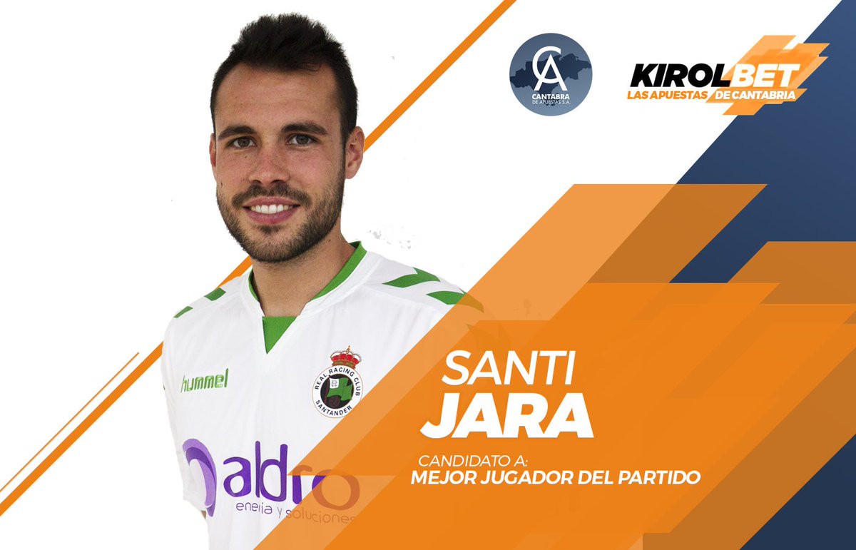 realracingclub's tweet photo. Santi Jara (@SJara22), candidato al premio #Kirolbet como MVP racinguista ante el Boiro. ¡RT o MG para votar por él! #RRClive https://t.co/baXiT4T738