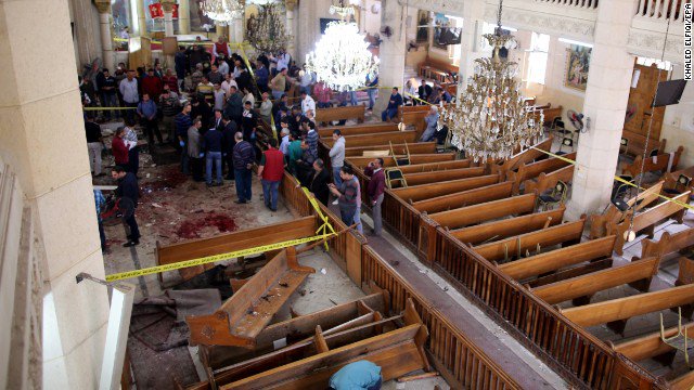 Palm Sunday terrorist attacks on Coptic Christians in Egypt