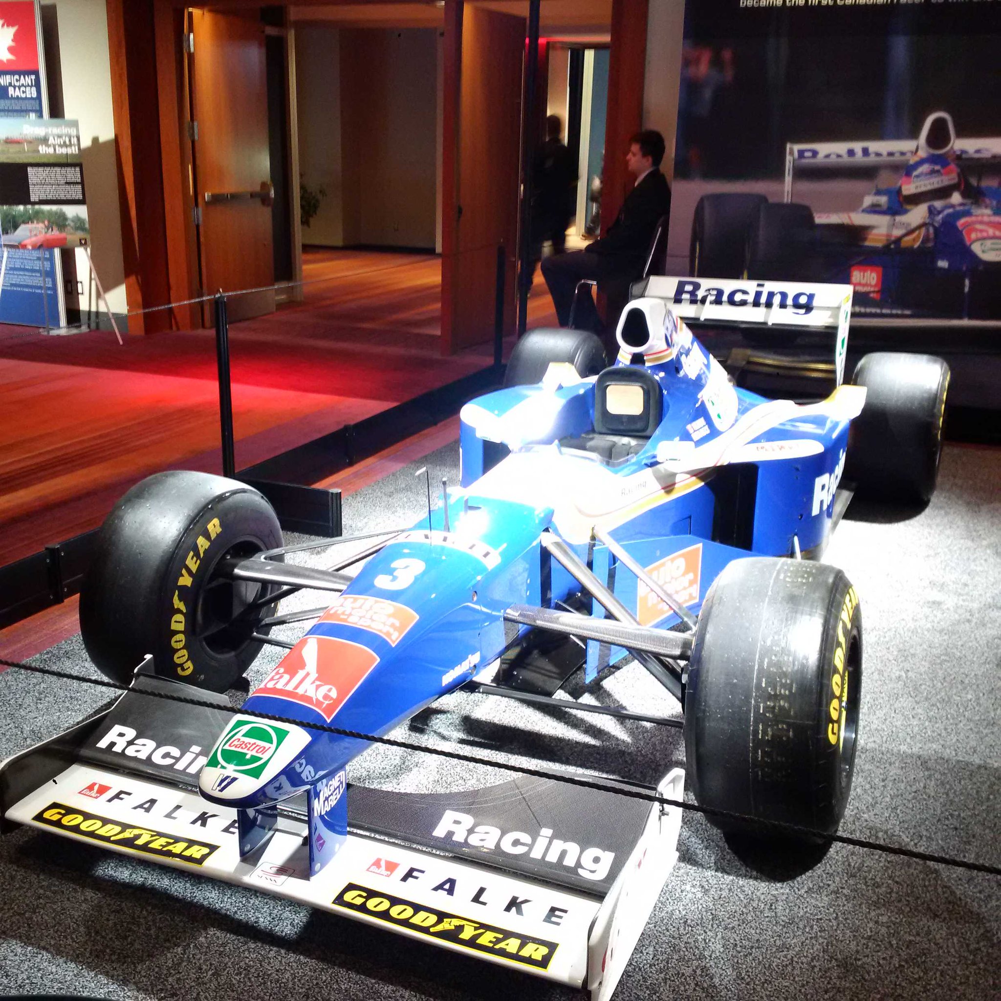 Happy Birthday to Canadian racing legend Jacques Villeneuve. His 1997 F1 World Championship car was at the Auto Show 