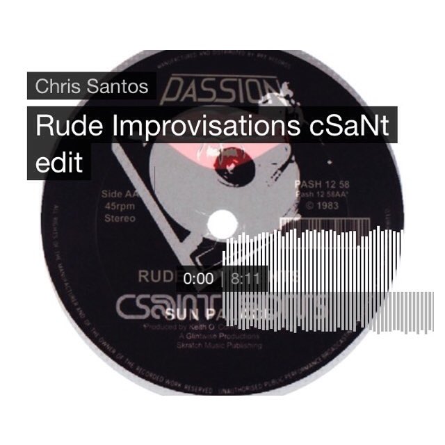 ChrisSantosMix's tweet photo. 🎶Rude Improvisations🎶 https://t.co/LgACrgQeQ4 #MikeCollins #KeithOConnell #RudeMovements #SunPalace #LoftClassic #soundcloud #Soul #Jazz https://t.co/74PpirURA5