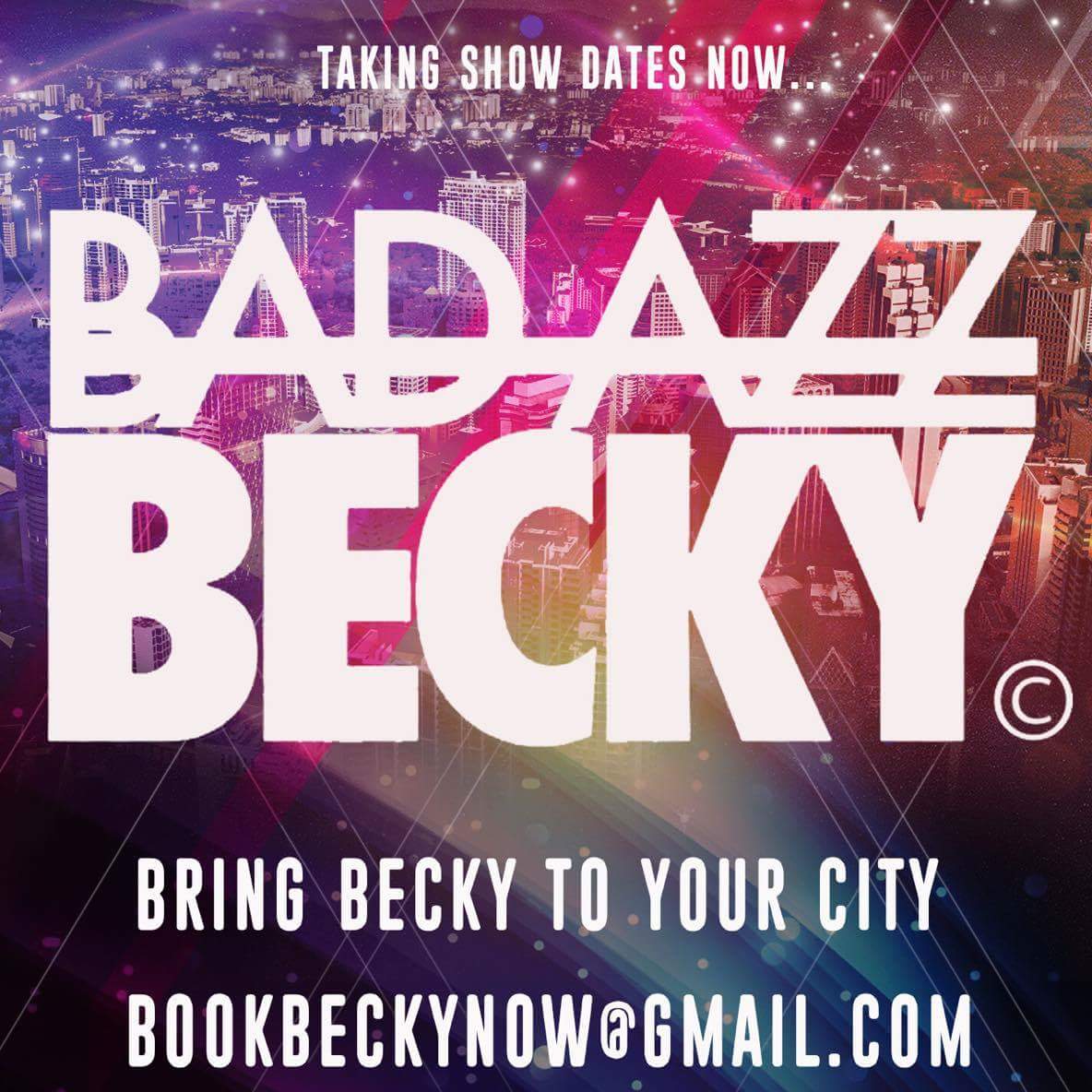 TommybPodcast's tweet photo. Book @Badazzbecky in your city today https://t.co/IiOFeQbUu7