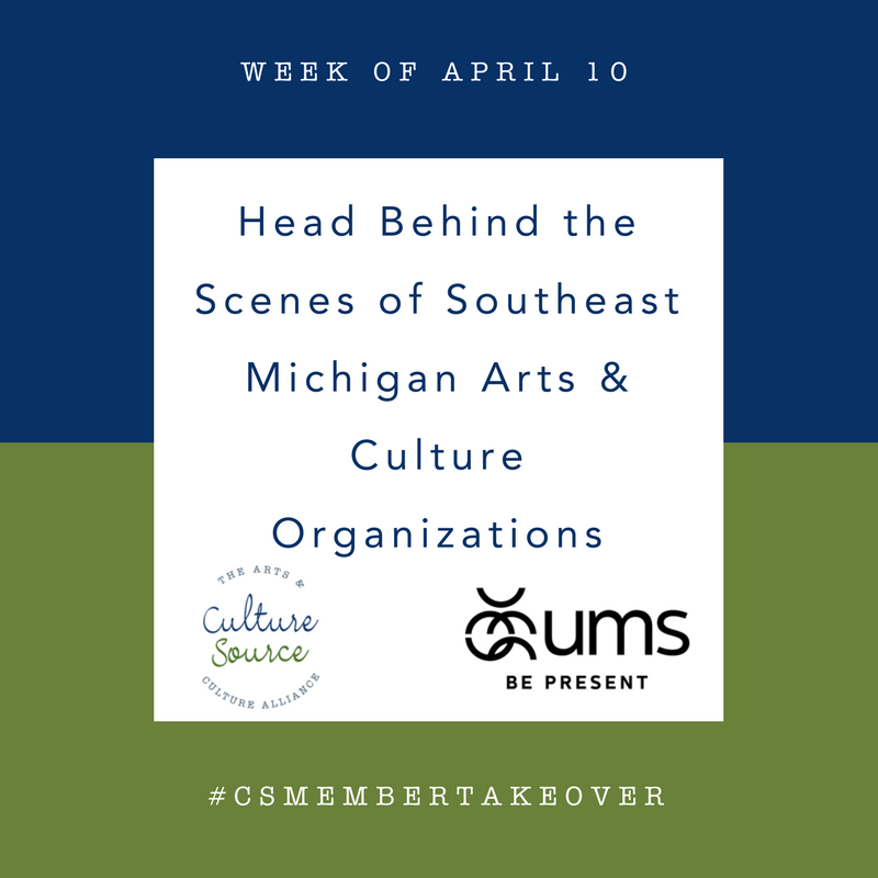 CultureSource's tweet photo. This week, @UMSNews takes over our Instagram as they announce their 2017-18 season! #CSMemberTakeover https://t.co/SSyKFUqFyB