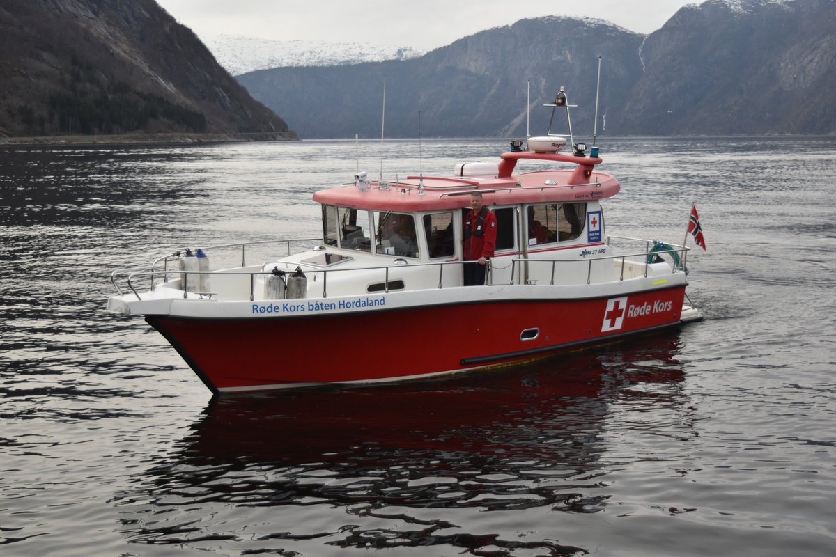 5 oppdrag for Hordaland Røde Kors Hjelpekorps i helga. Infosentralen ombord i <a href="/Rodekorsbaten/">Røde Kors Båten Hordaland</a> i Kinsarvik no, Odda og Bømlo i morgon.