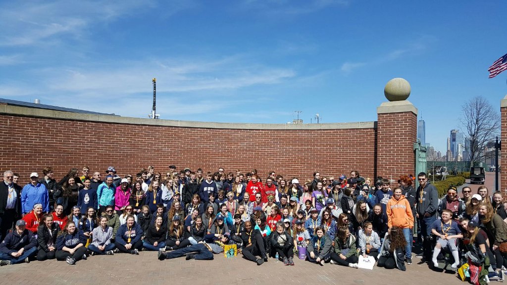 pembrokebands's tweet image. PHS music department NYC 2017!