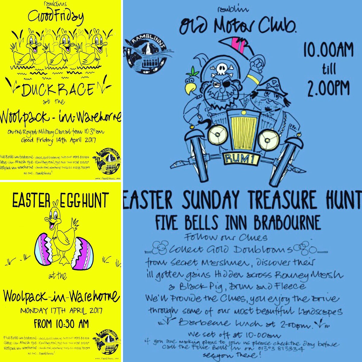 What's on this Easter? #ramblinns