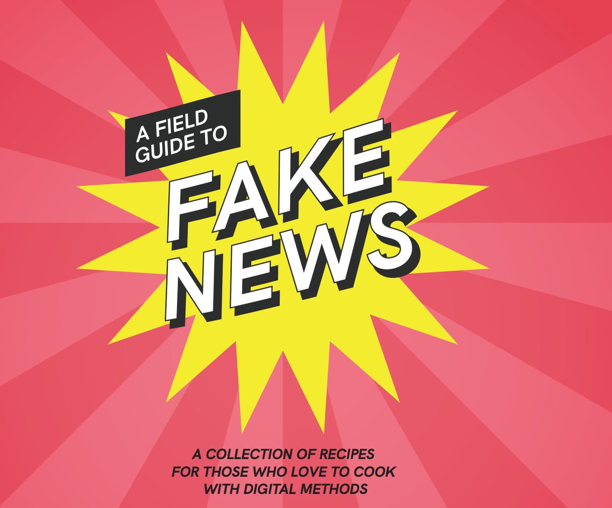 Journalism2ls's tweet photo. Check this new field guide to Fake News by @PublicDataLab (PDF) https://t.co/i6hHIq6b1Q https://t.co/98GeFHqIW5