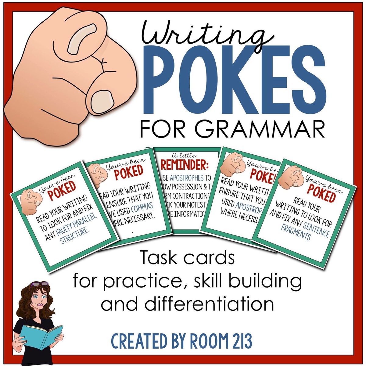 213Room's tweet image. Pokes are a great way to meet kids where they are bit.ly/2nP6thk #writinglessons #teaching #education #differentiation
