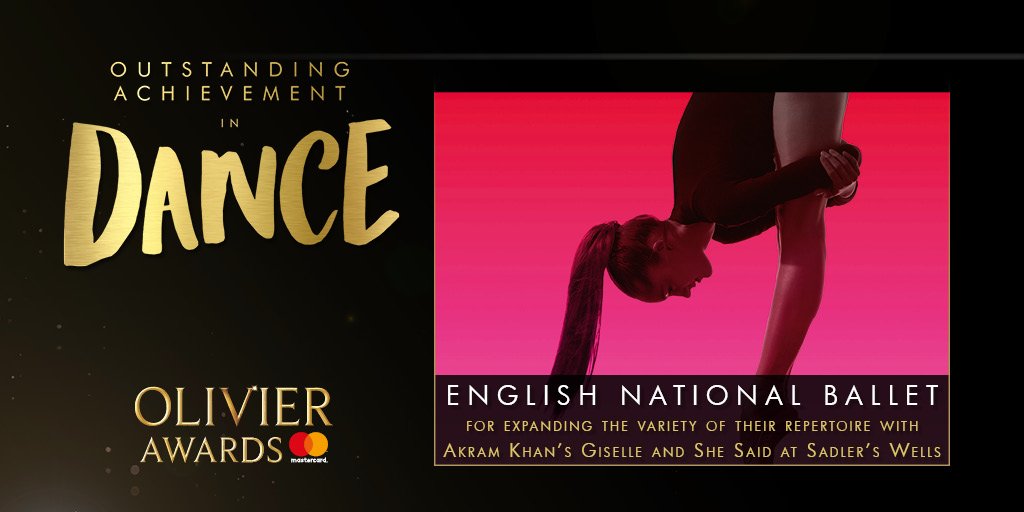 The Award for Outstanding Achievement in Dance goes to… English National Ballet!
