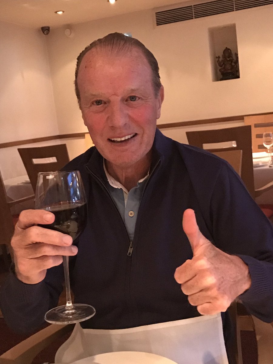 CarlyBassett's tweet photo. Dad toasting the Blades promotion!! https://t.co/GbMr0vC6Gi