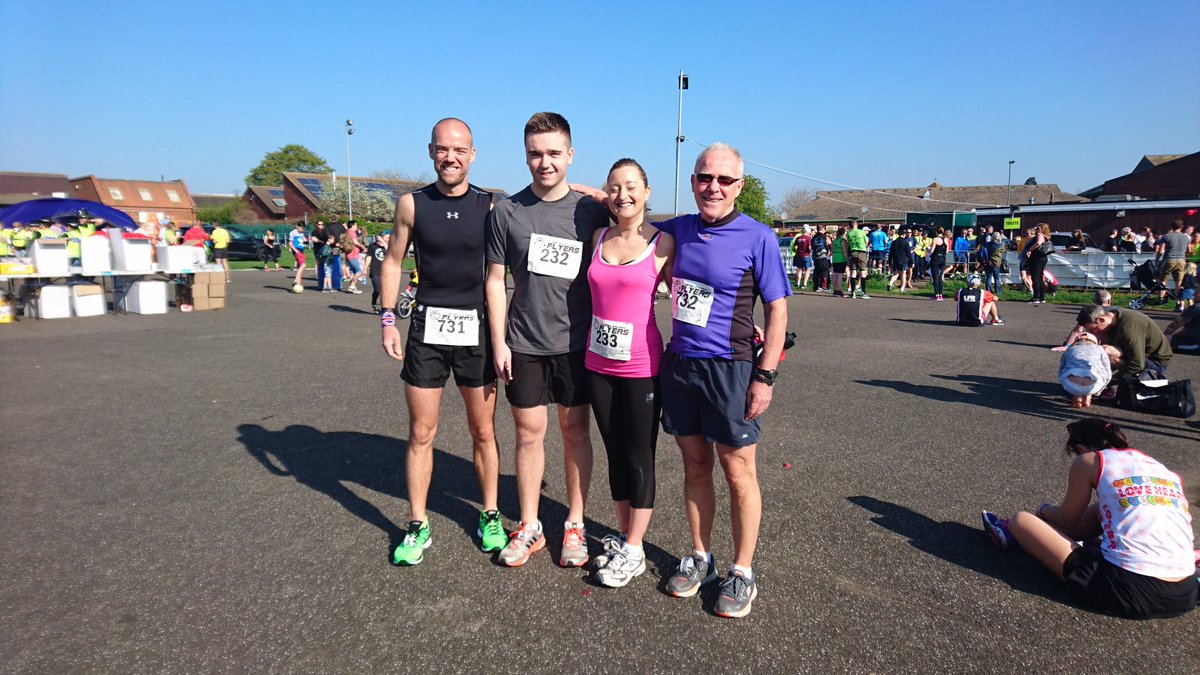 DField76's tweet photo. Great running #flitwick10k. Proud to have my wife -1st 10k, dad and son all running too @UKRunChat #3generations #10km #run #family https://t.co/O8hGFiHYkS