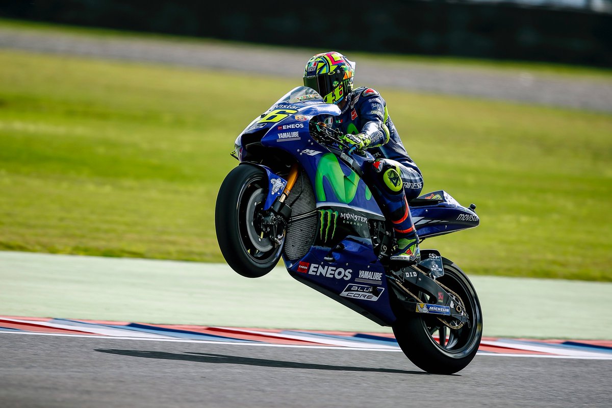 Another one bites to dust. <a href="/maverickmack25/">NOT Maverick Viñales</a> and <a href="/ValeYellow46/">Valentino Rossi</a> make it a 1-2! #ArgentinaGP #MovistarYamaha #MotoGP