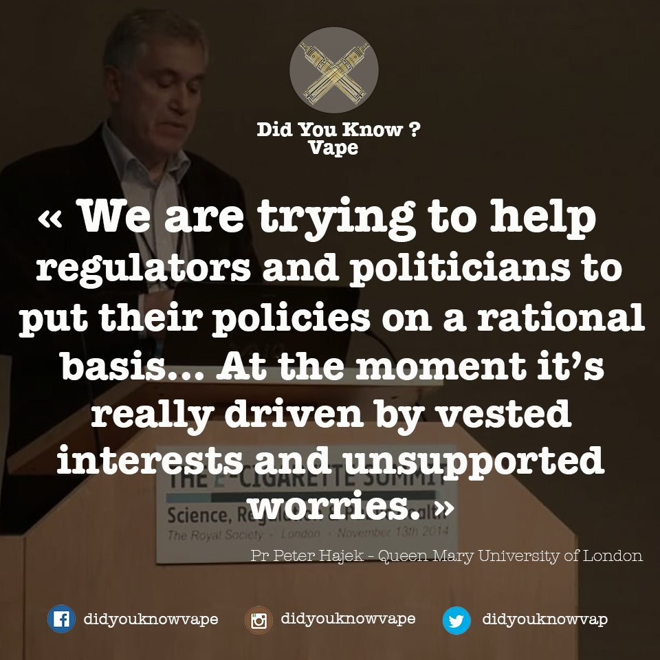 didyouknowvap's tweet photo. Did you know ? #vape #vaping #vapingquote #ecigarette #ecig #vapers #health https://t.co/0eU6PcJTfh