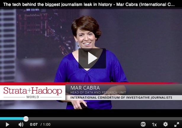 strataconf's tweet image. .@cabralens of @ICIJorg on the tech behind history&apos;s biggest journalism leak - ICYMI her #StrataHadoop keynote: oreil.ly/2cOlo5U