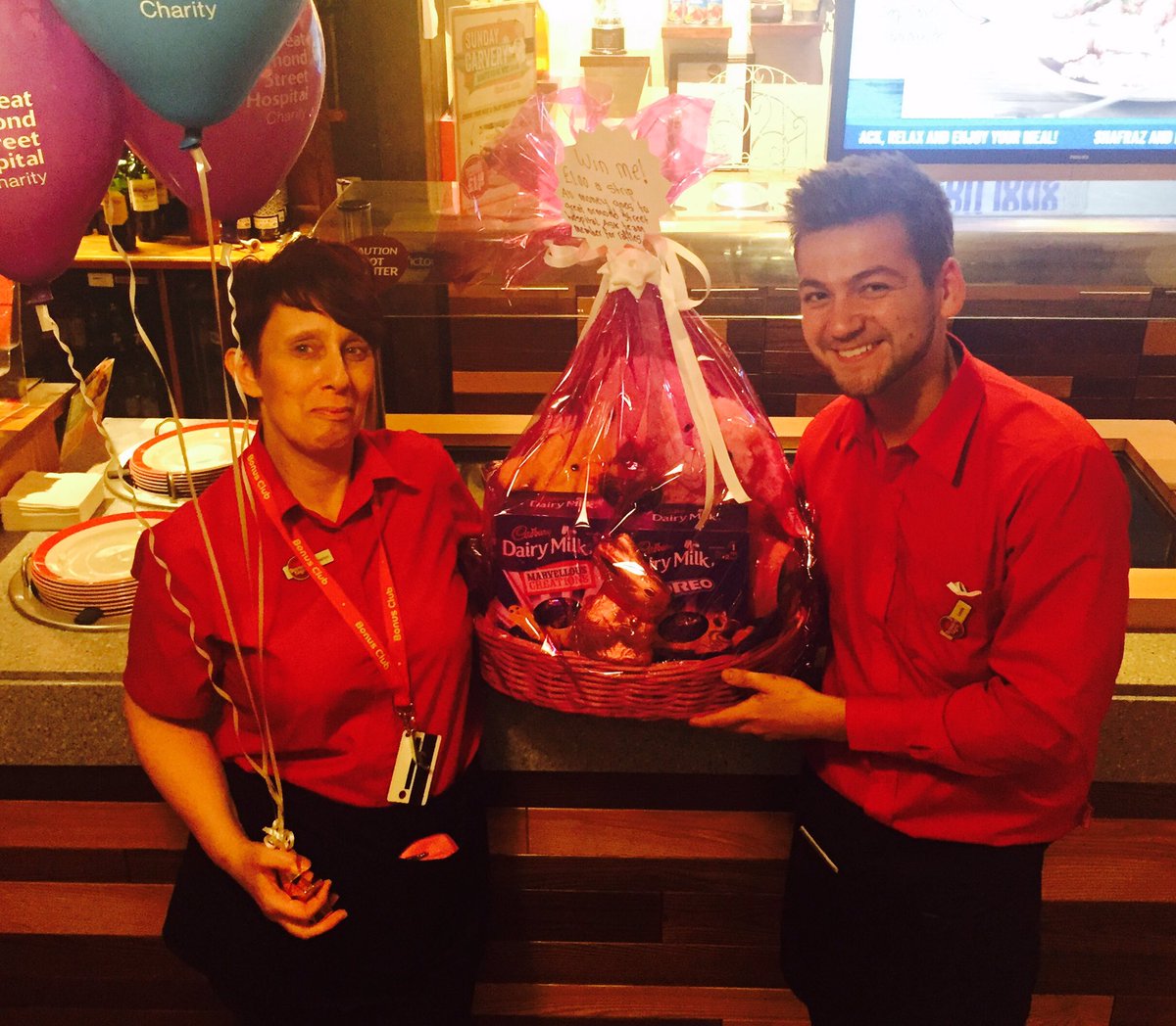 #sugm  #easterhamper <a href="/WeAreSUGM/">WeAreSUGM</a> <a href="/lewschillin/">lewis</a> <a href="/ritorocks/">sharon</a> <a href="/amylou8725/">Amy</a> raising money for <a href="/GreatOrmondSt/">Great Ormond Street Hospital for Children</a>